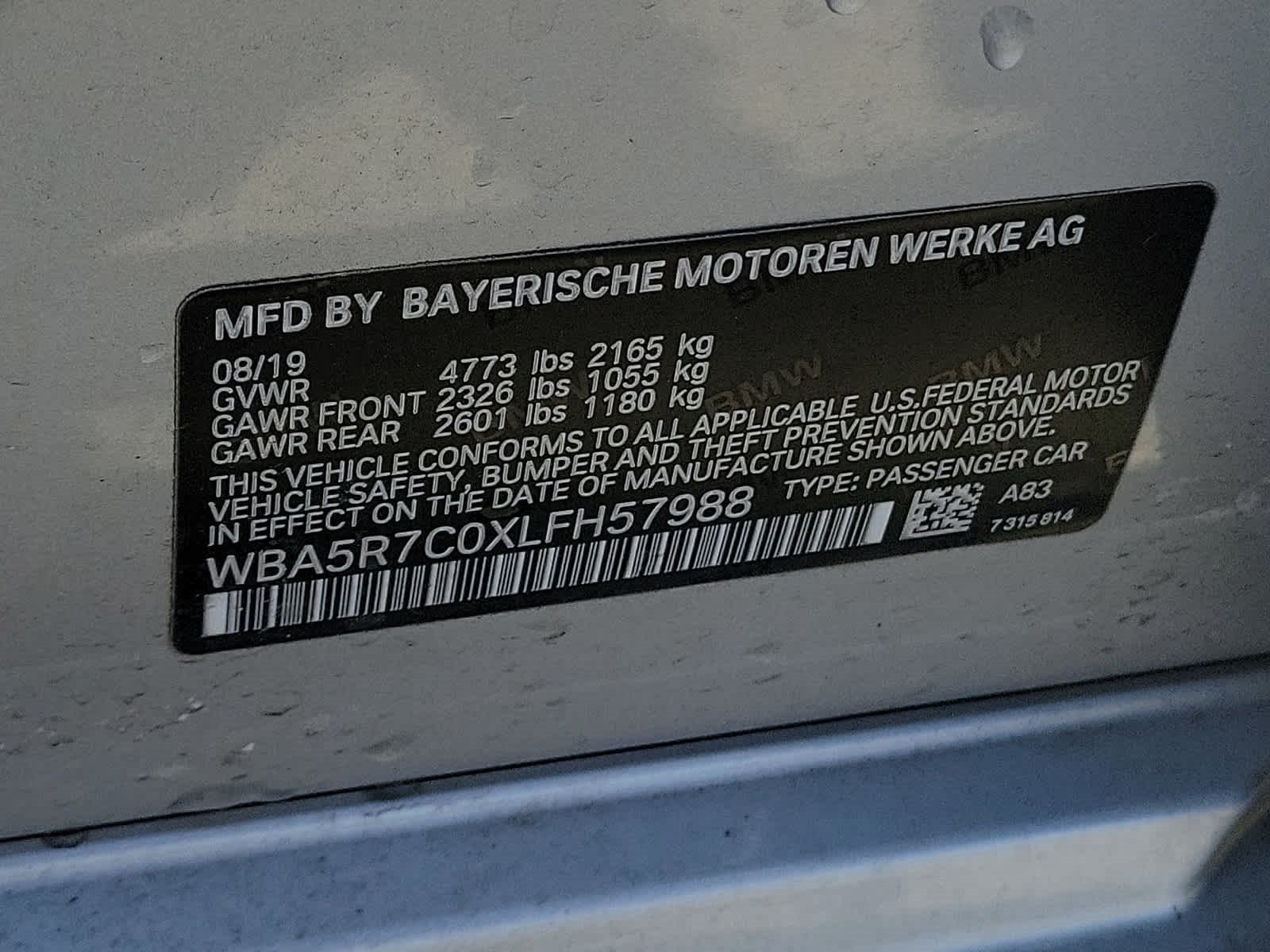 2020 BMW 3 Series 330i xDrive Sedan